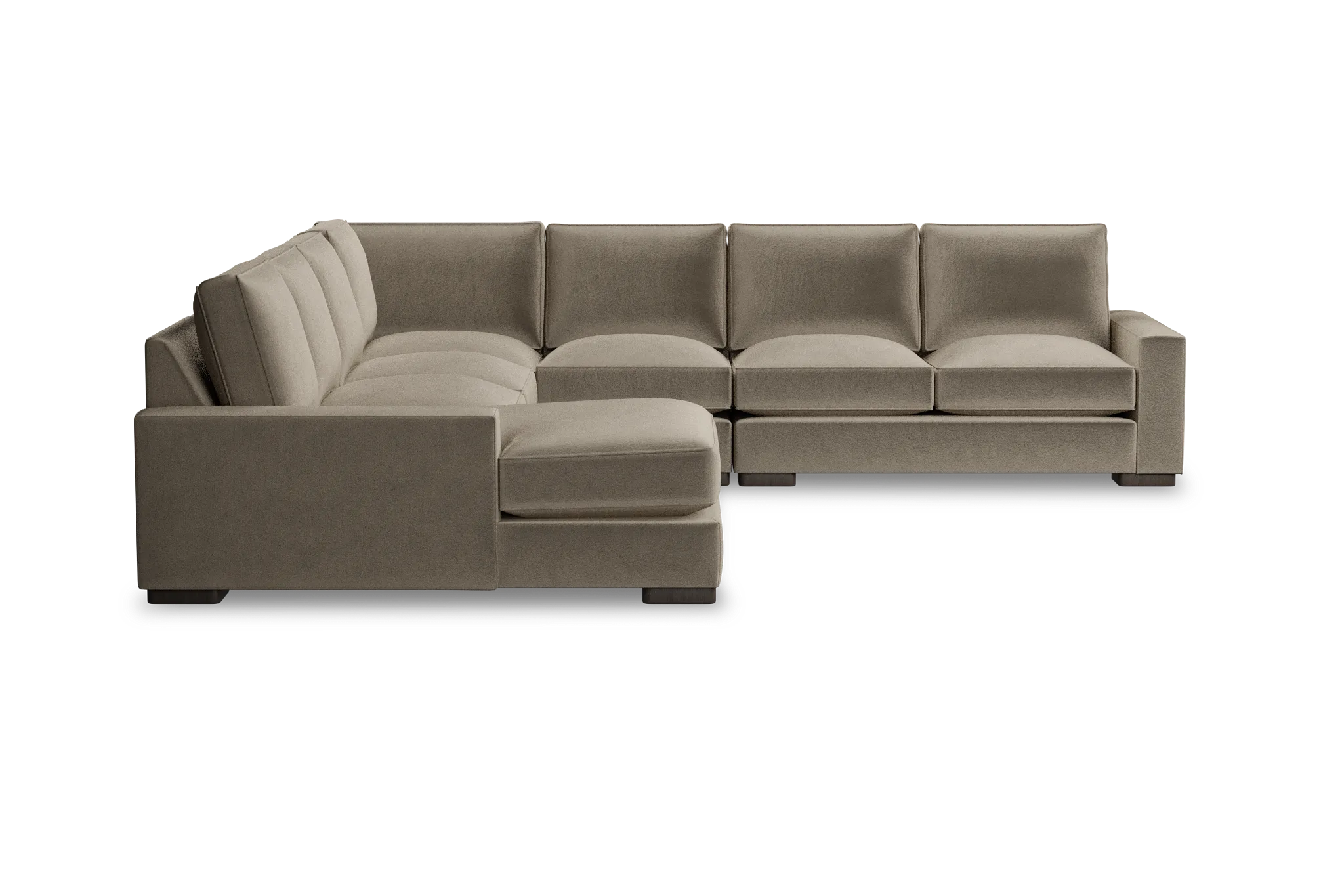 Edgewater Joya Beige Large Left Chaise Sectional