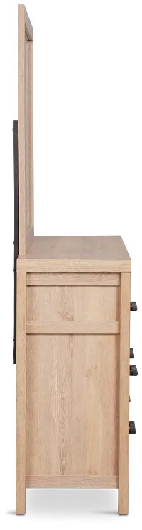 Layton Light Tone Dresser & Mirror