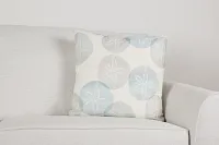 Sand Dollar Green 20" Accent Pillow