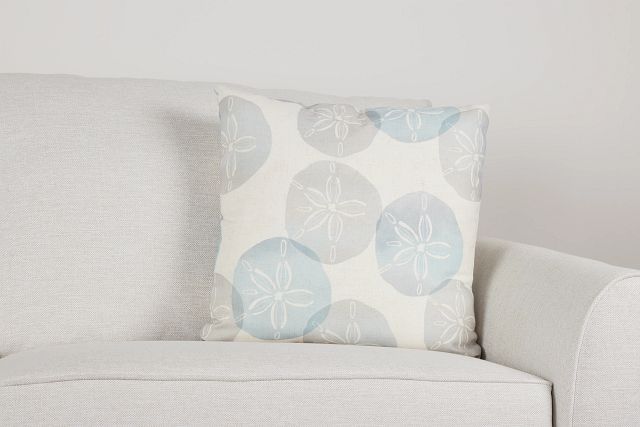 Sand Dollar Green 20" Accent Pillow