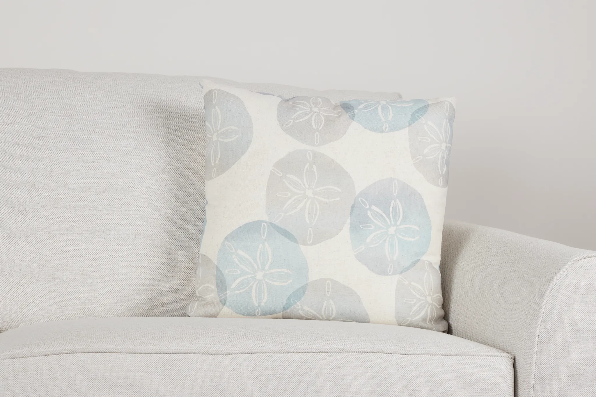 Sand Dollar Green 20" Accent Pillow