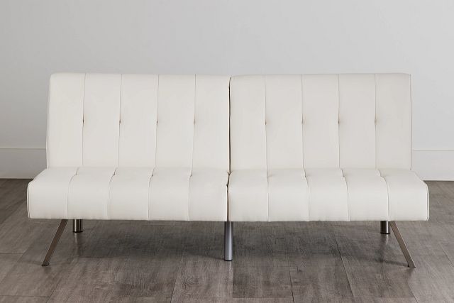 Clay White Micro Sofa Futon