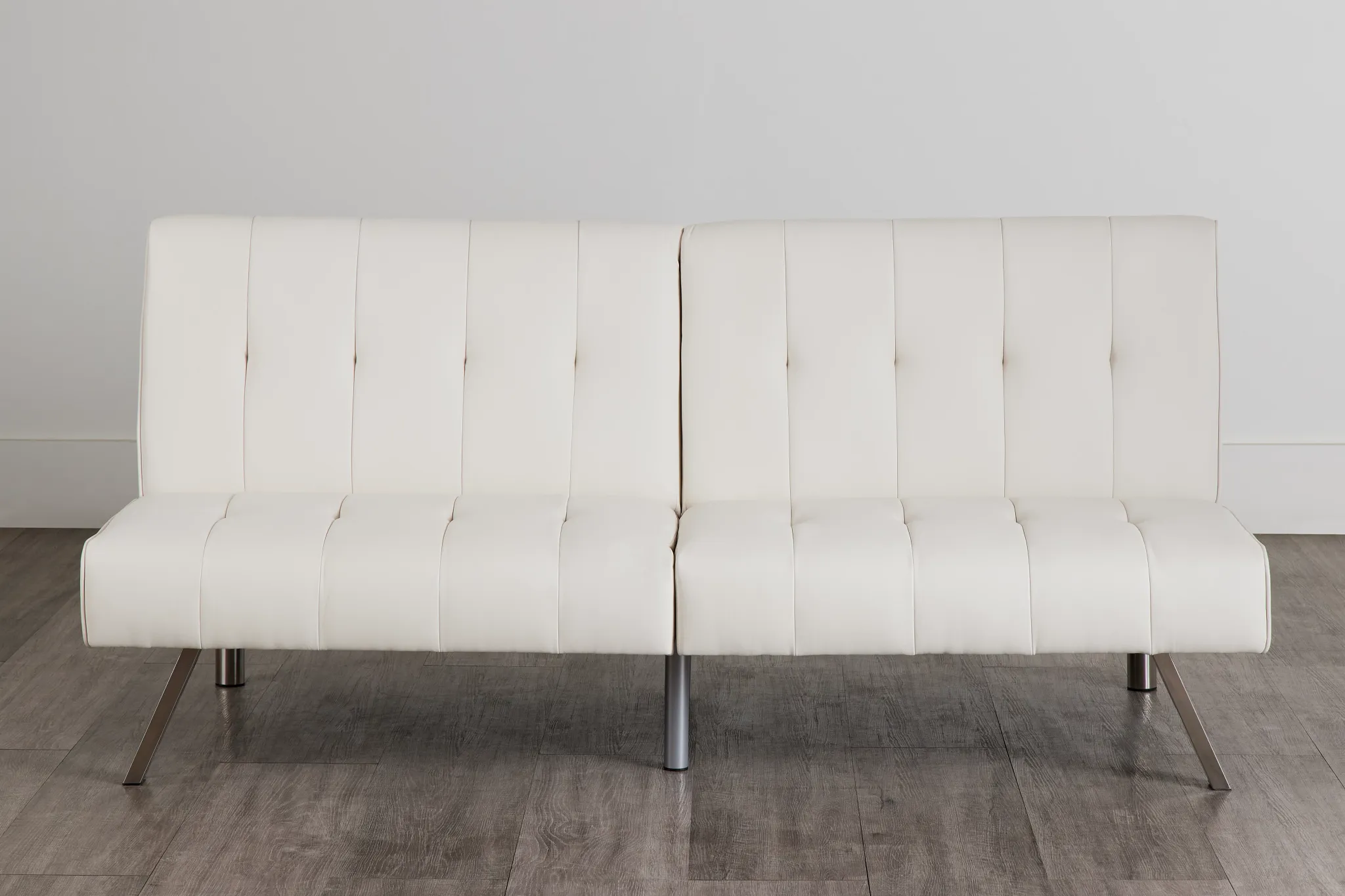 Clay White Micro Sofa Futon