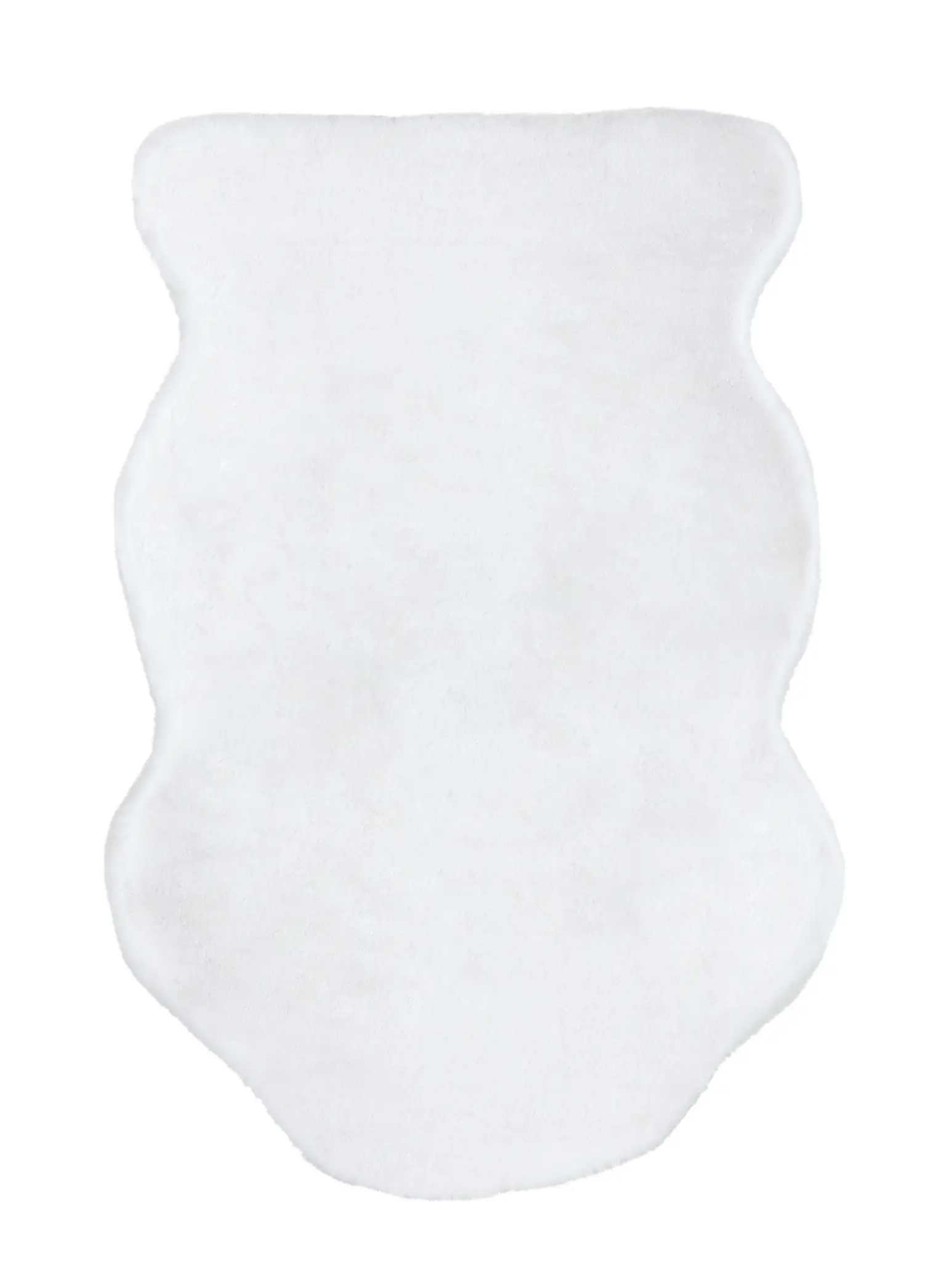 Kaycee White Shaped 4x6 Area Rug Kaycee White Shaped 4x6 Area Rug