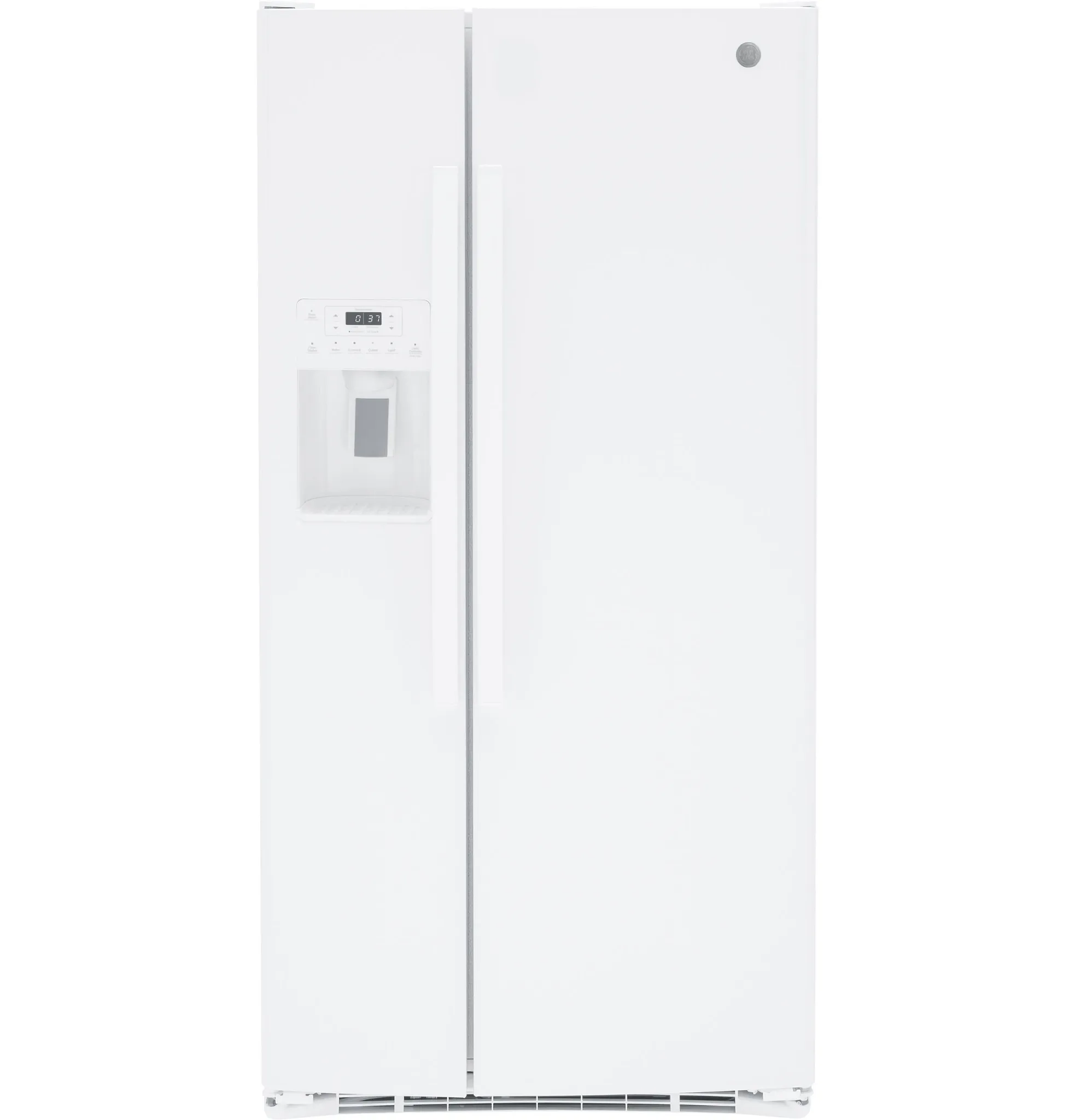 Ge Profile 23 Series White Side By Side Refrigerator