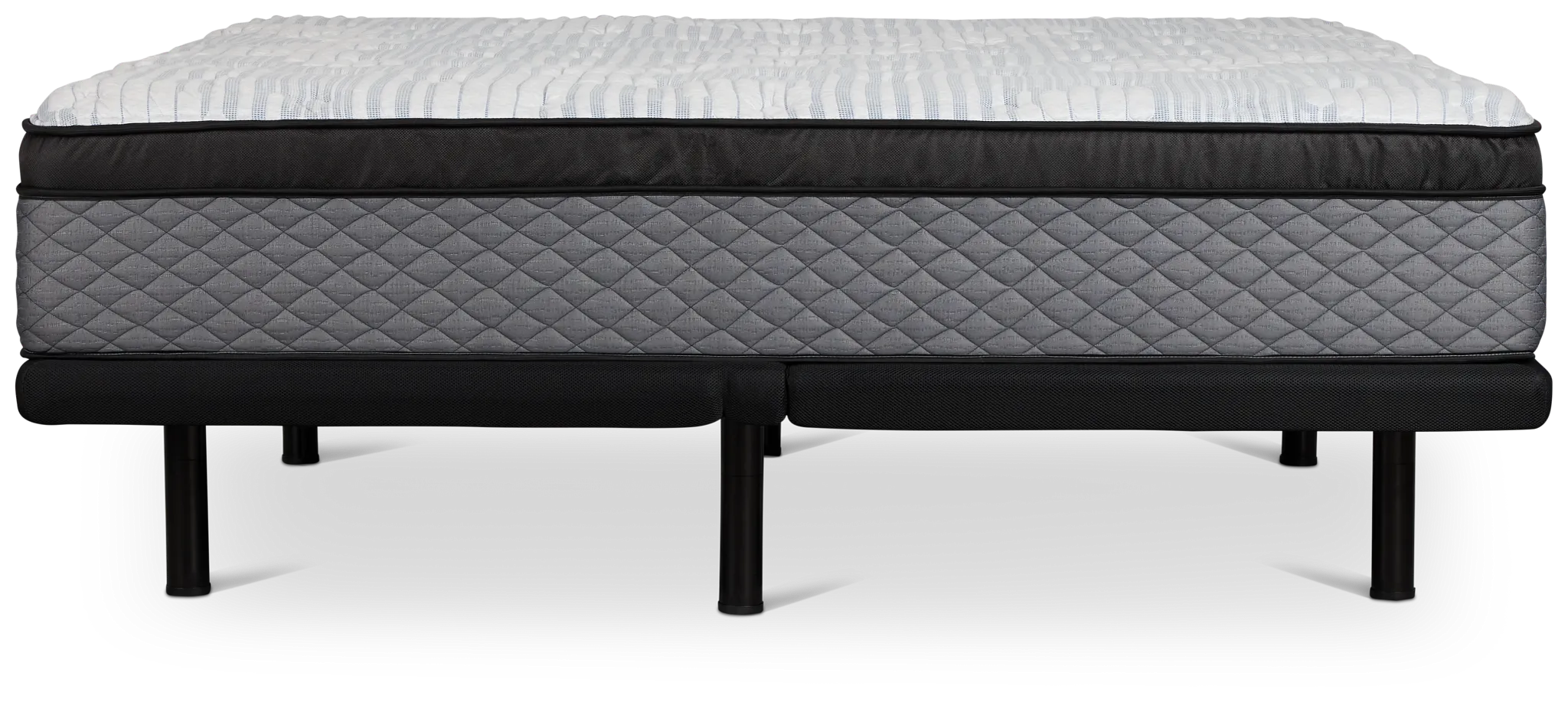 Kevin Charles By Sealy Signature Plush Plus Adjustable Mattress Set