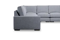 Edgewater Elevation Gray Large Two-arm Sectional