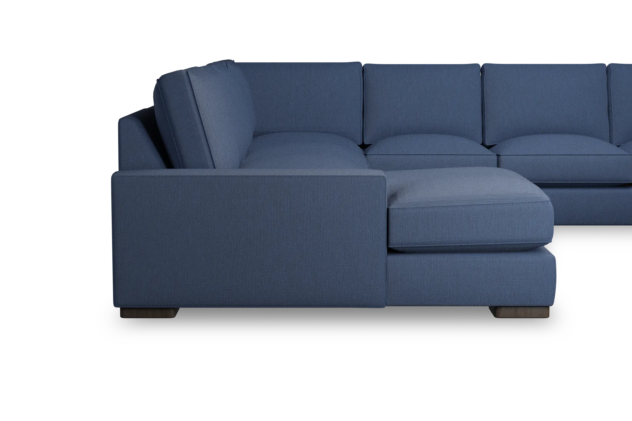 Edgewater Revenue Dark Blue Large Left Chaise Sectional