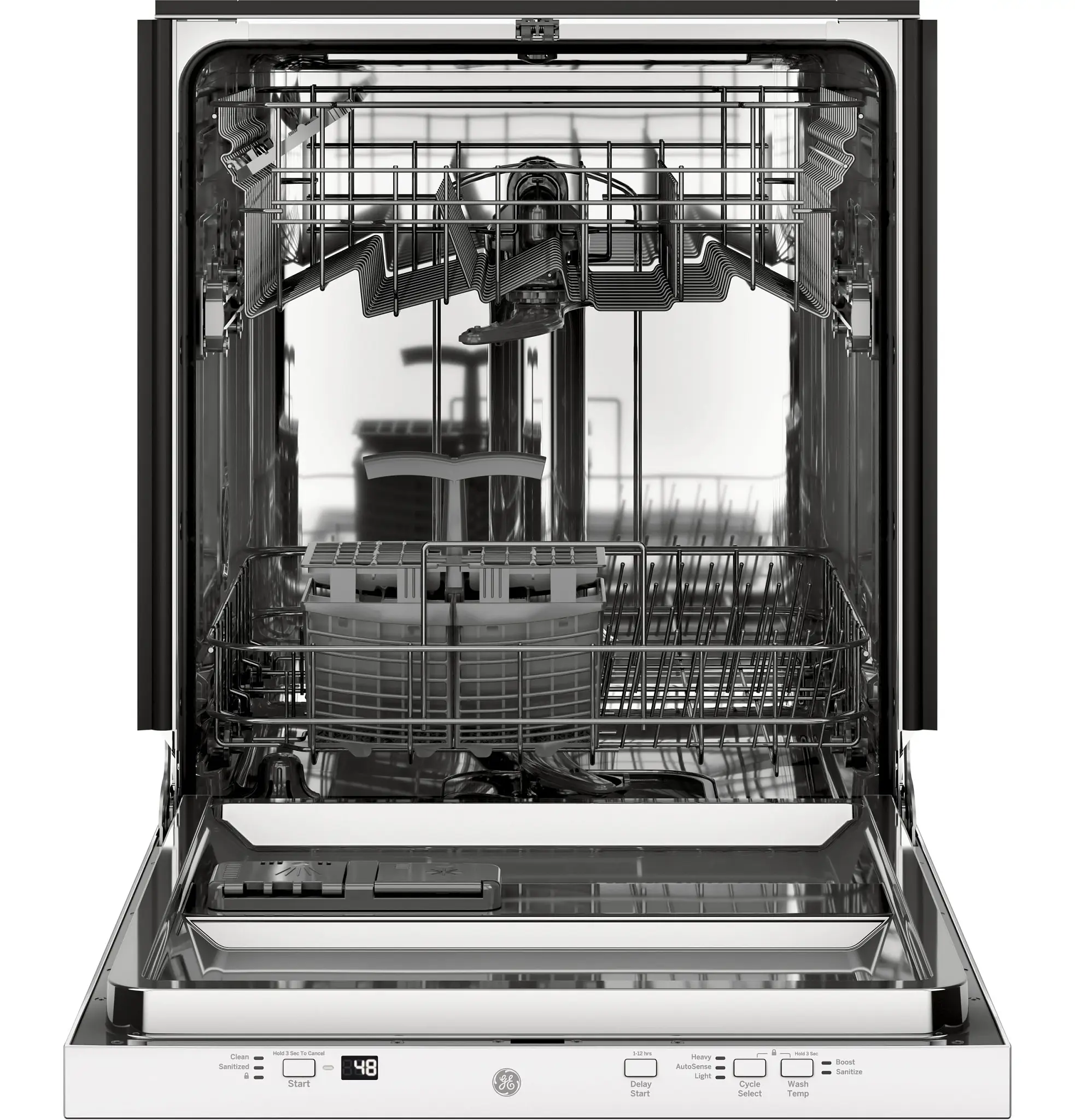 Ge 226 Series White Built In Dishwasher Ge 226 Series White Built In Dishwasher