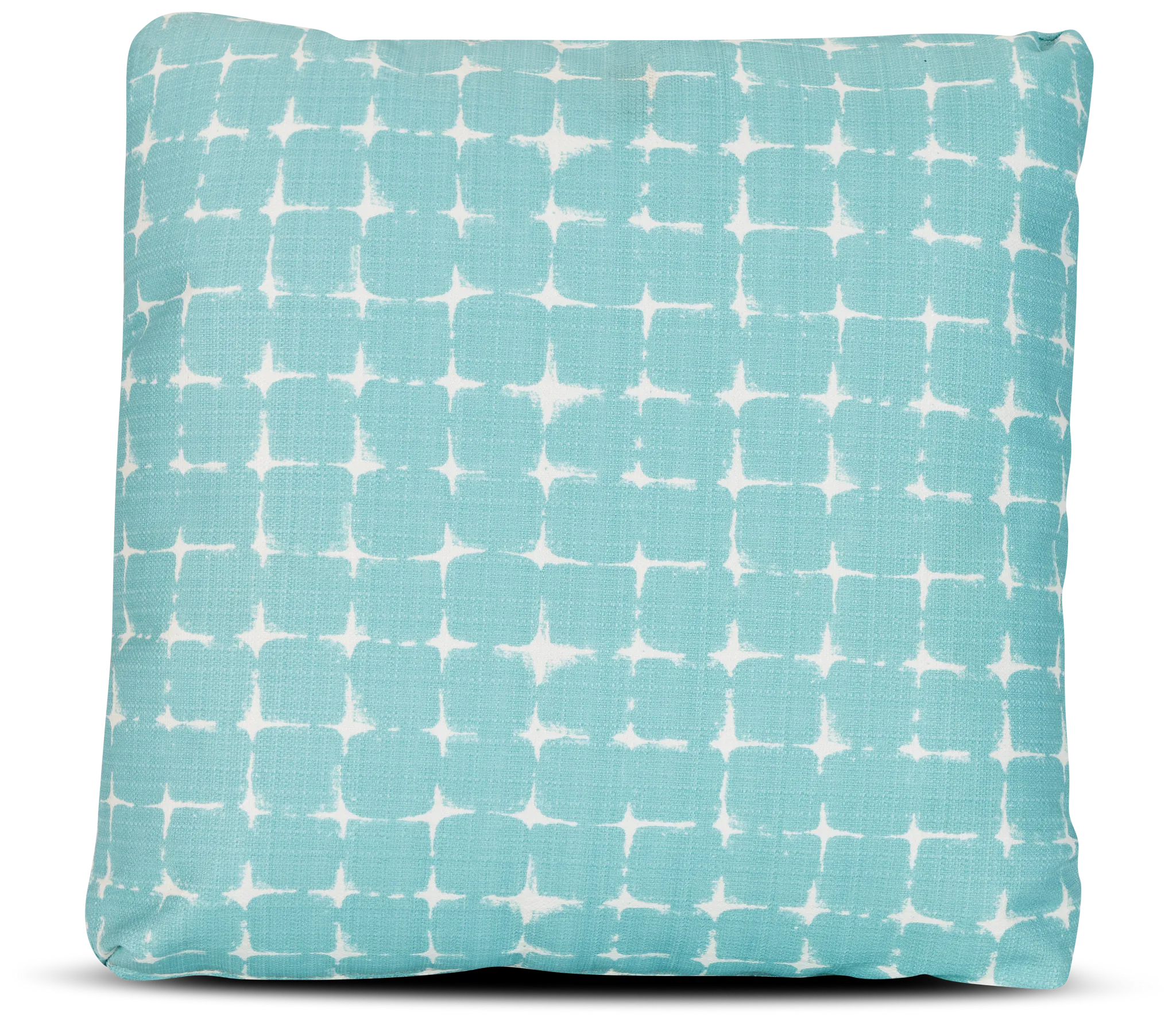 Neptune Teal 18" Indoor/outdoor Square Accent Pillow