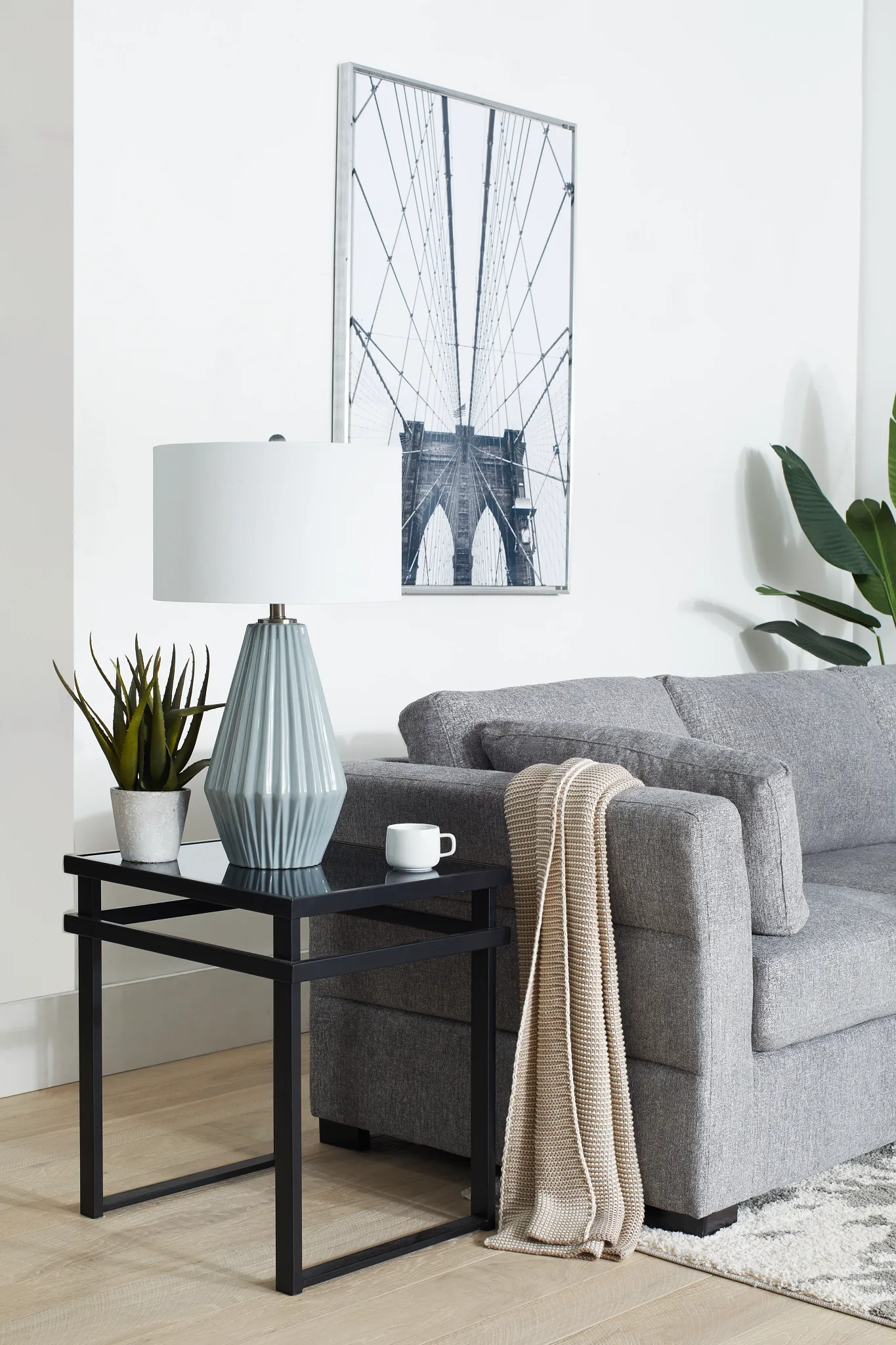 Amber Dark Gray Fabric Large Right Chaise Storage Sleeper Sectional