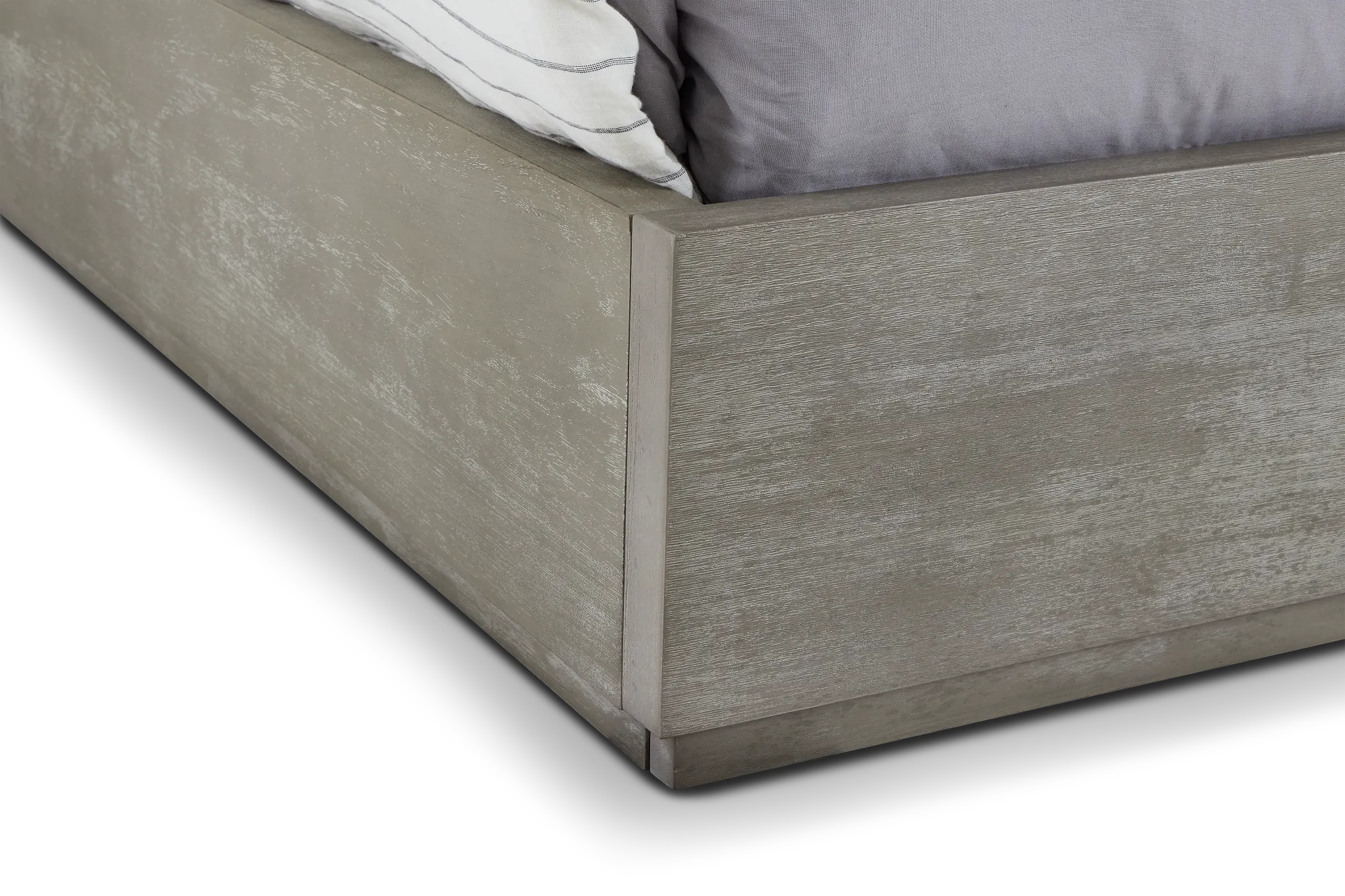 Madden Light Tone Wood Platform Storage Bed