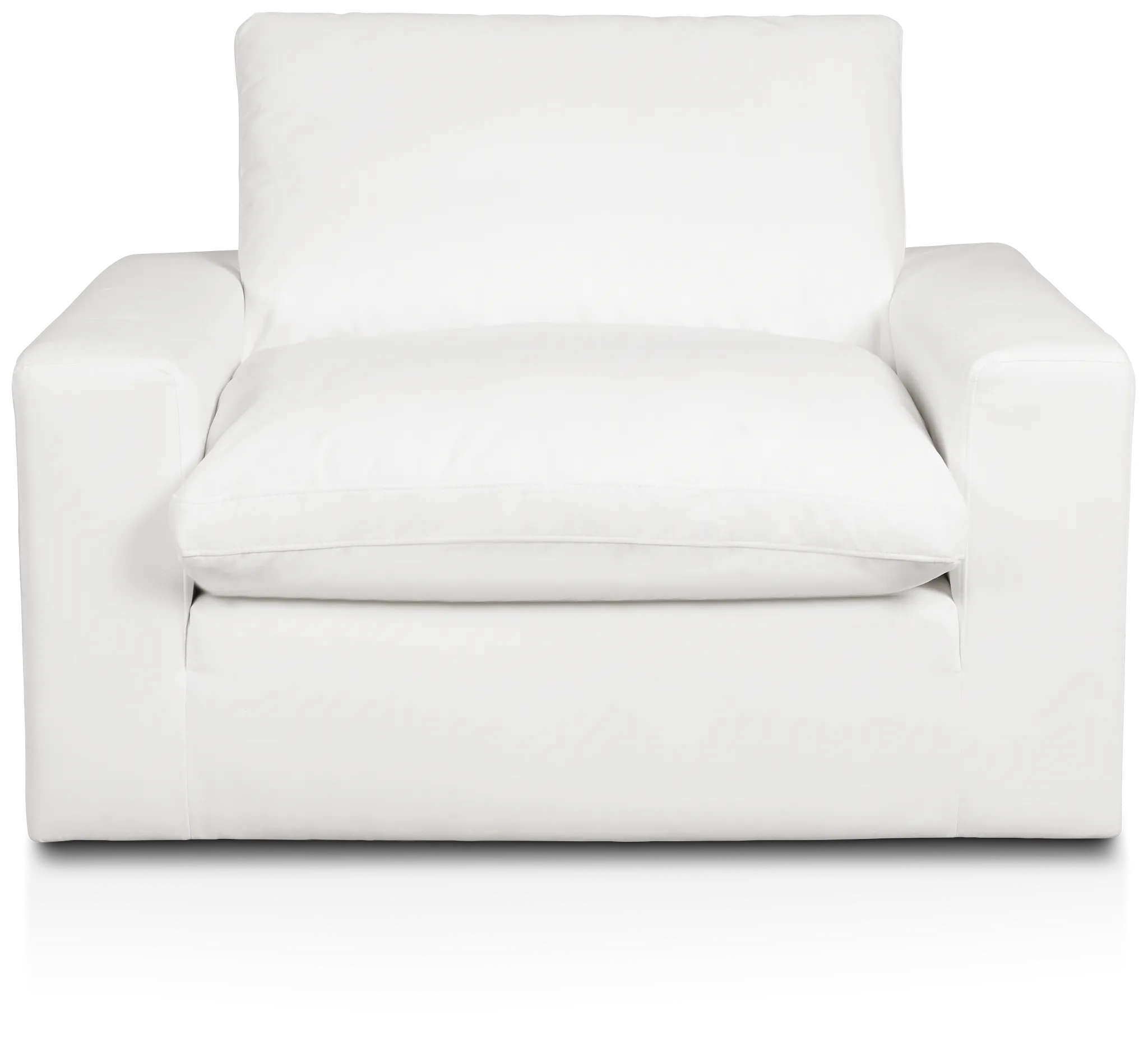 Nixon White Fabric Chair