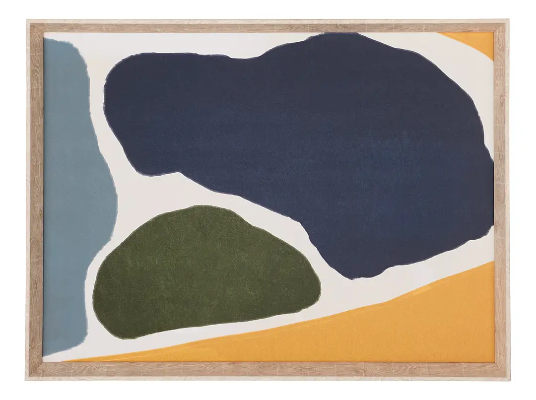 Puddles Dark Blue Canvas Wall Art Puddles Dark Blue Canvas Wall Art