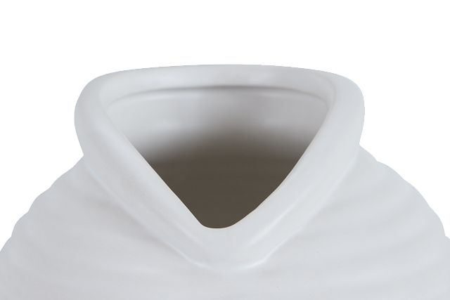 Salinas White Medium Vase
