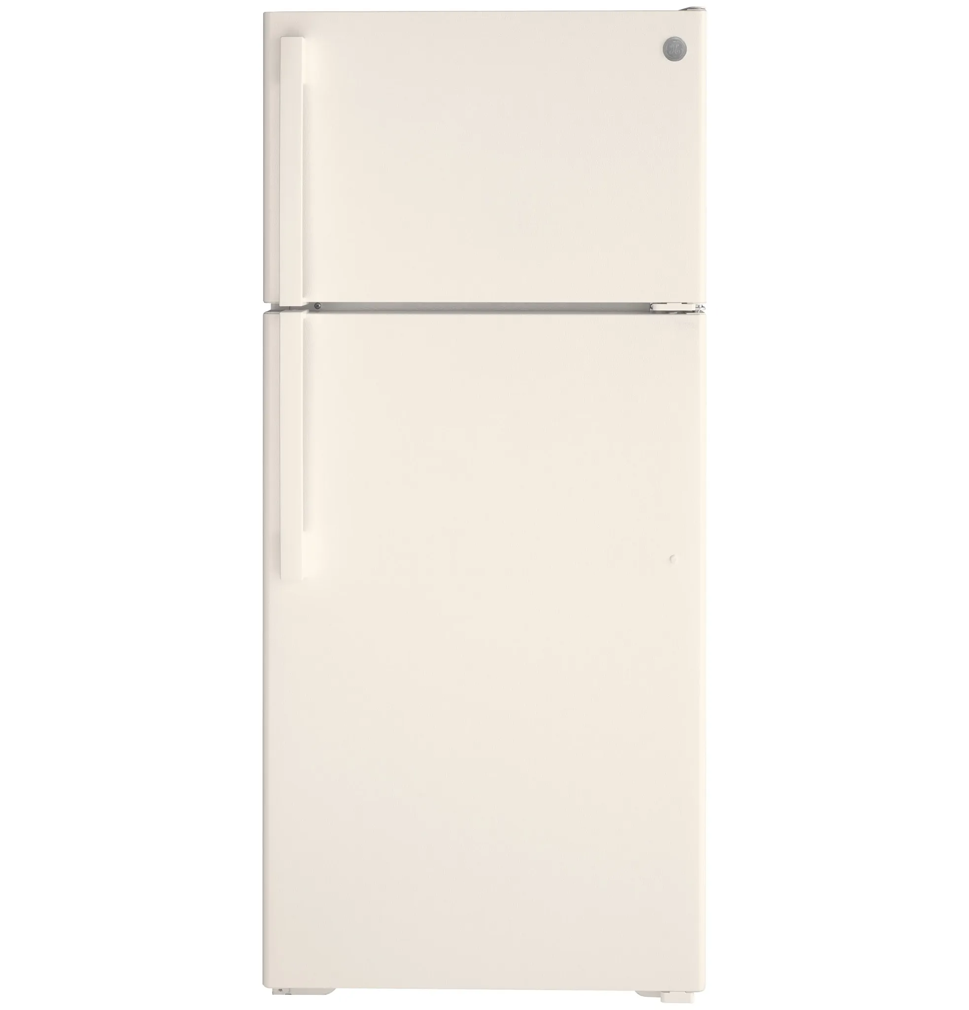 Ge 17 Series Ivory Top Freezer Refrigerator