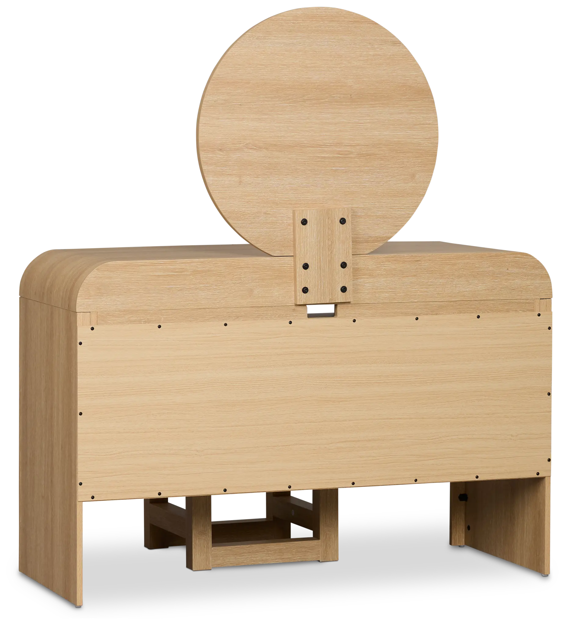 Lyndie Light Tone Vanity & Mirror With Stool Lyndie Light Tone Vanity & Mirror With Stool