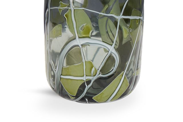 Uvoli Small Green Vase