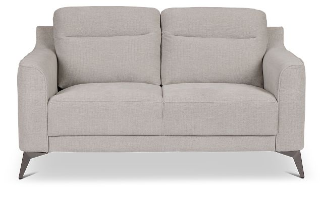 Talia Gray Fabric Loveseat