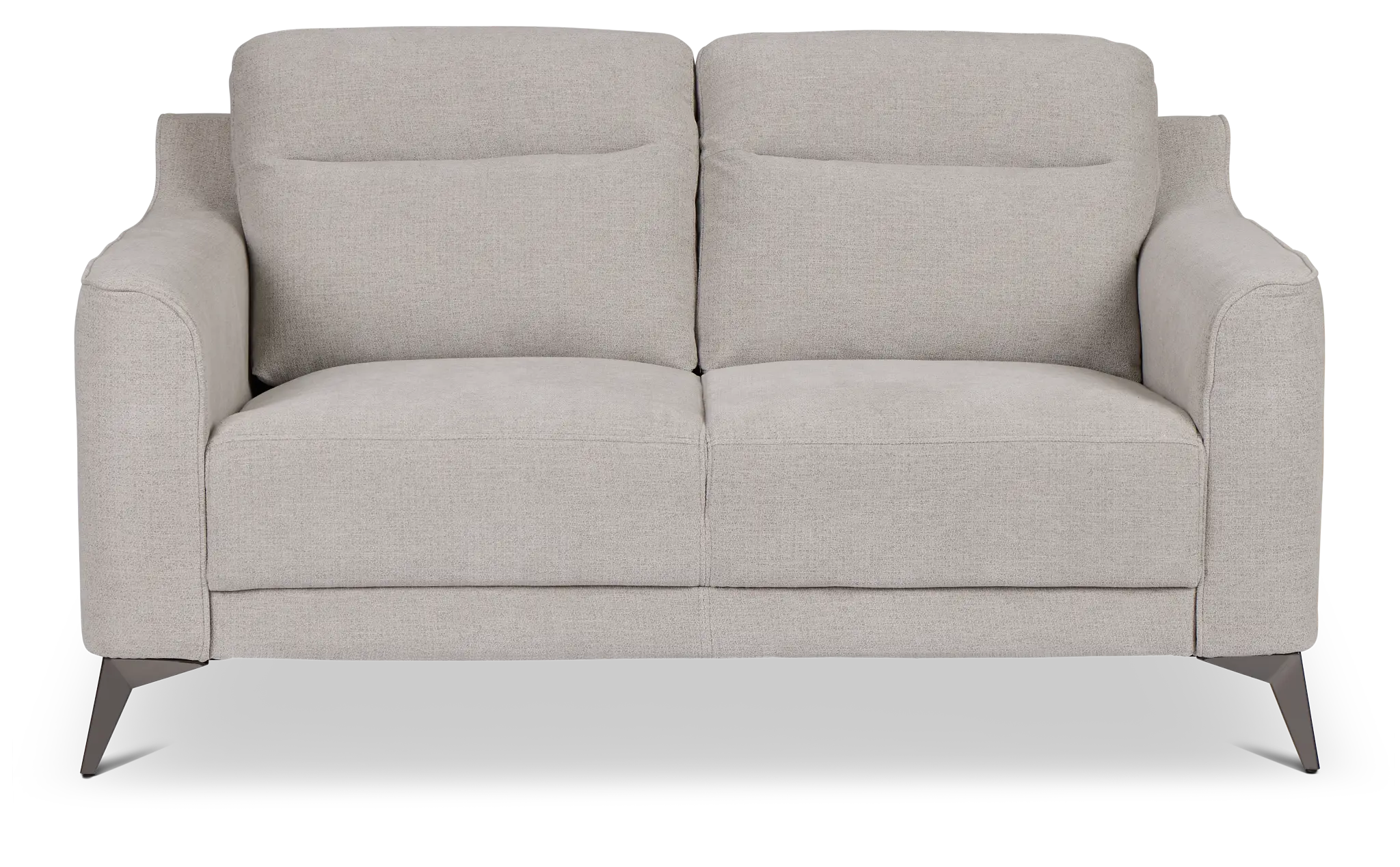 Talia Gray Fabric Loveseat Talia Gray Fabric Loveseat