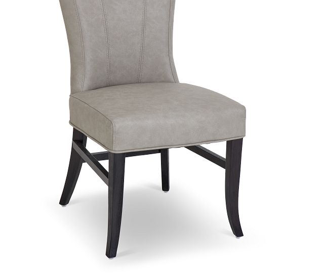 Lori Light Gray Micro Side Chair