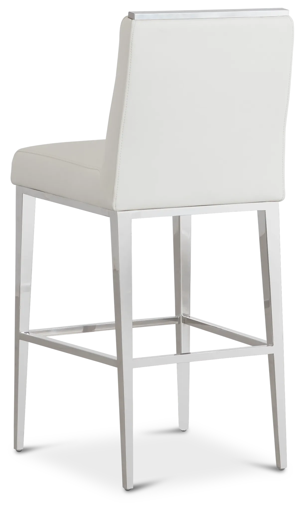 Alameda White 30" Upholstered Barstool