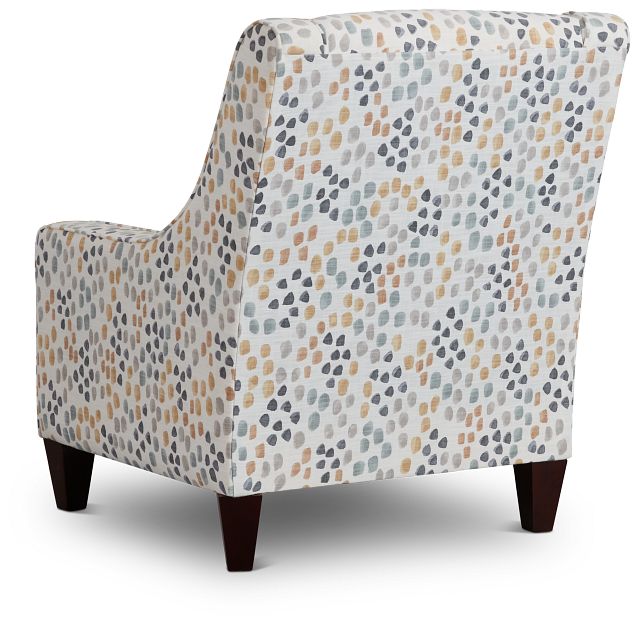 Pfeiffer Yellow Fabric Accent Chair (4)
