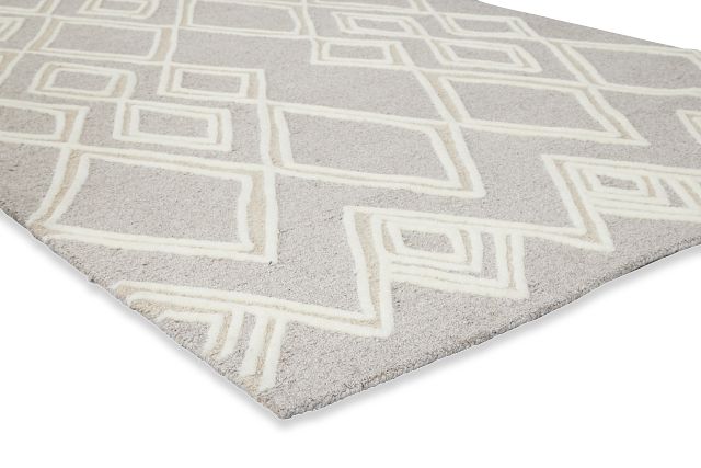 Montal Light Gray 5x8 Area Rug