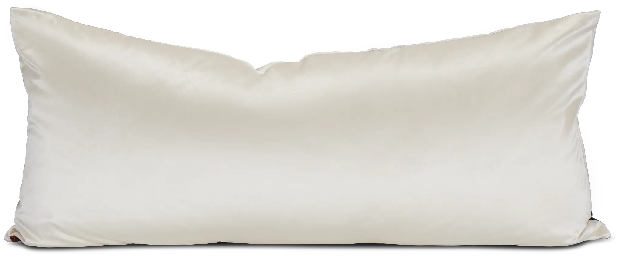 Langston Gray Velvet Lumbar Accent Pillow