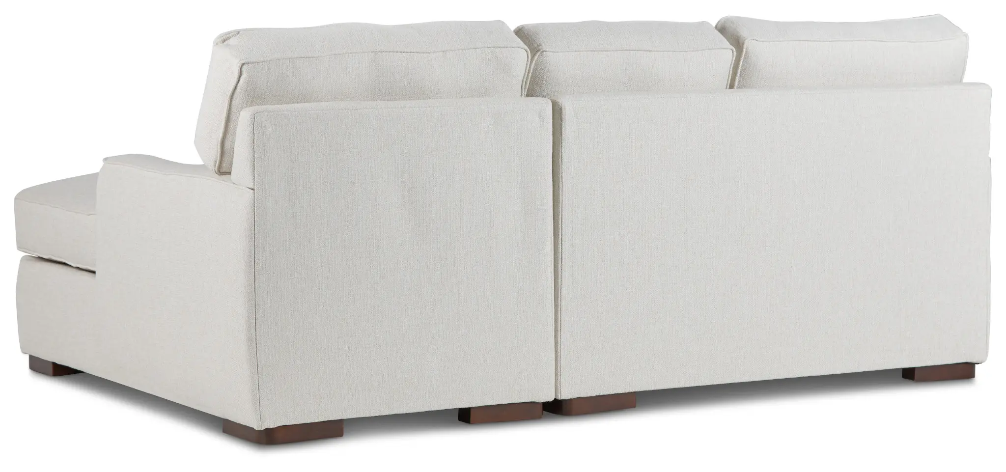 Austin White Fabric Right Chaise Sectional Austin White Fabric Right Chaise Sectional