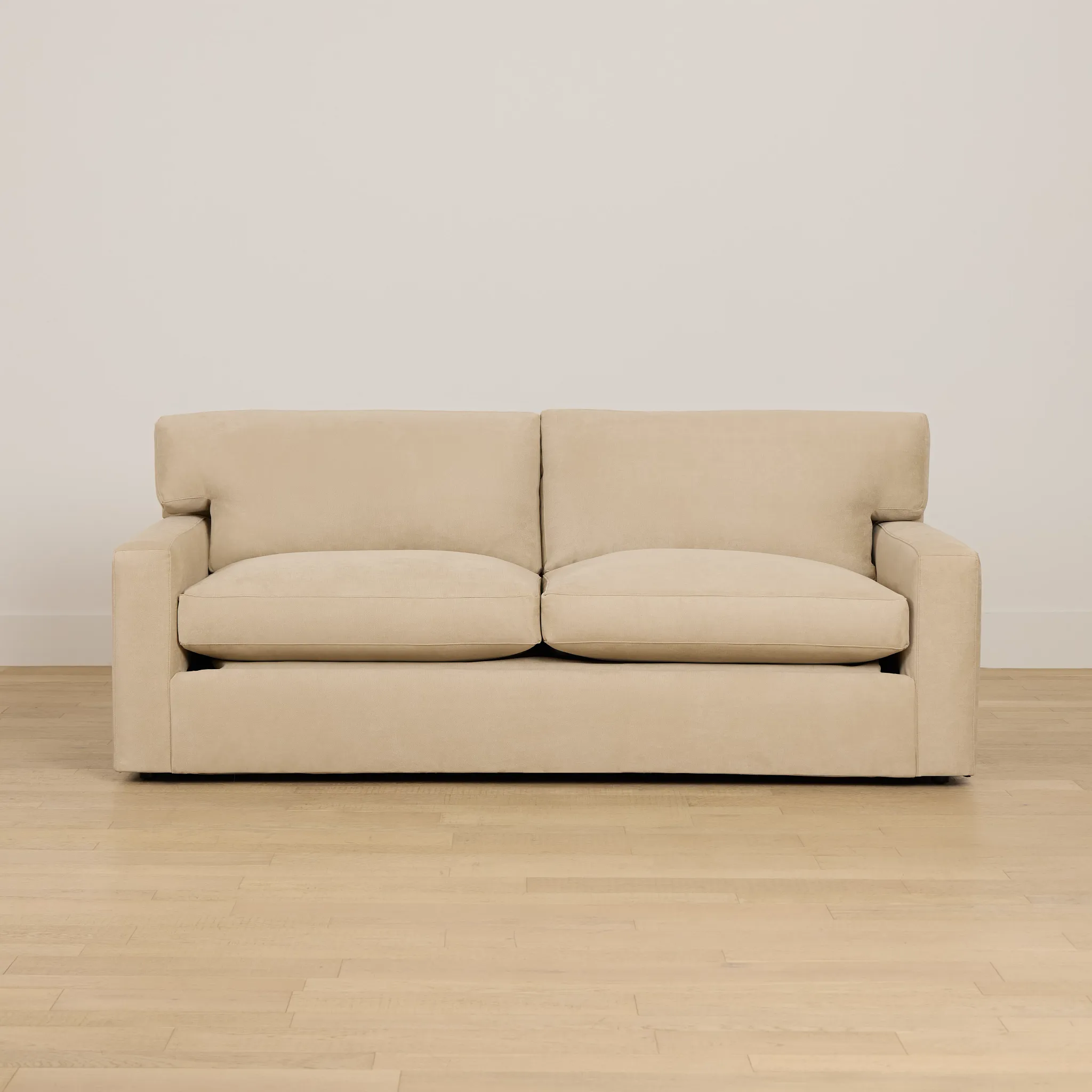 Hudson Beige Fabric Memory Foam Sleeper