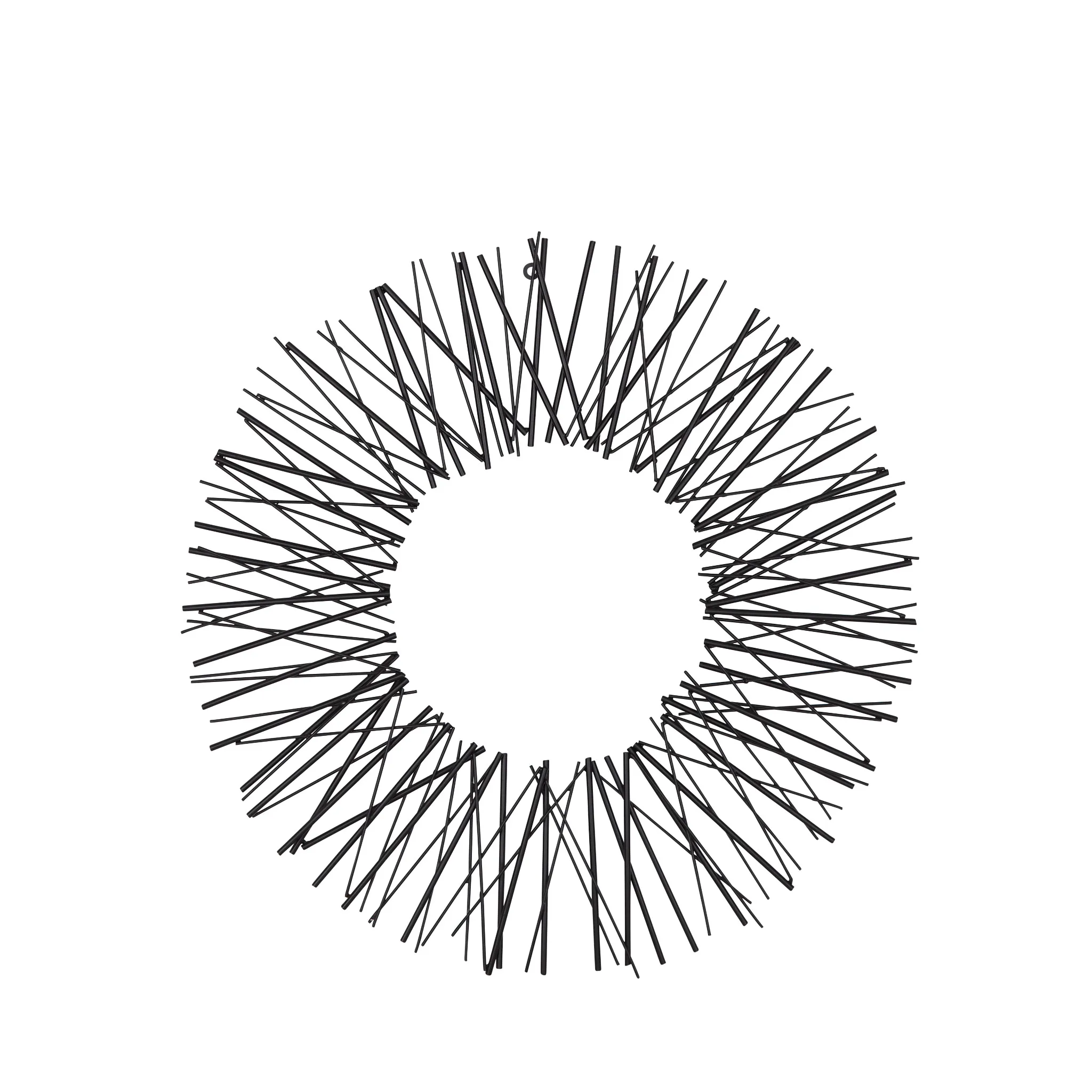 Burst Silver Large Wall Art