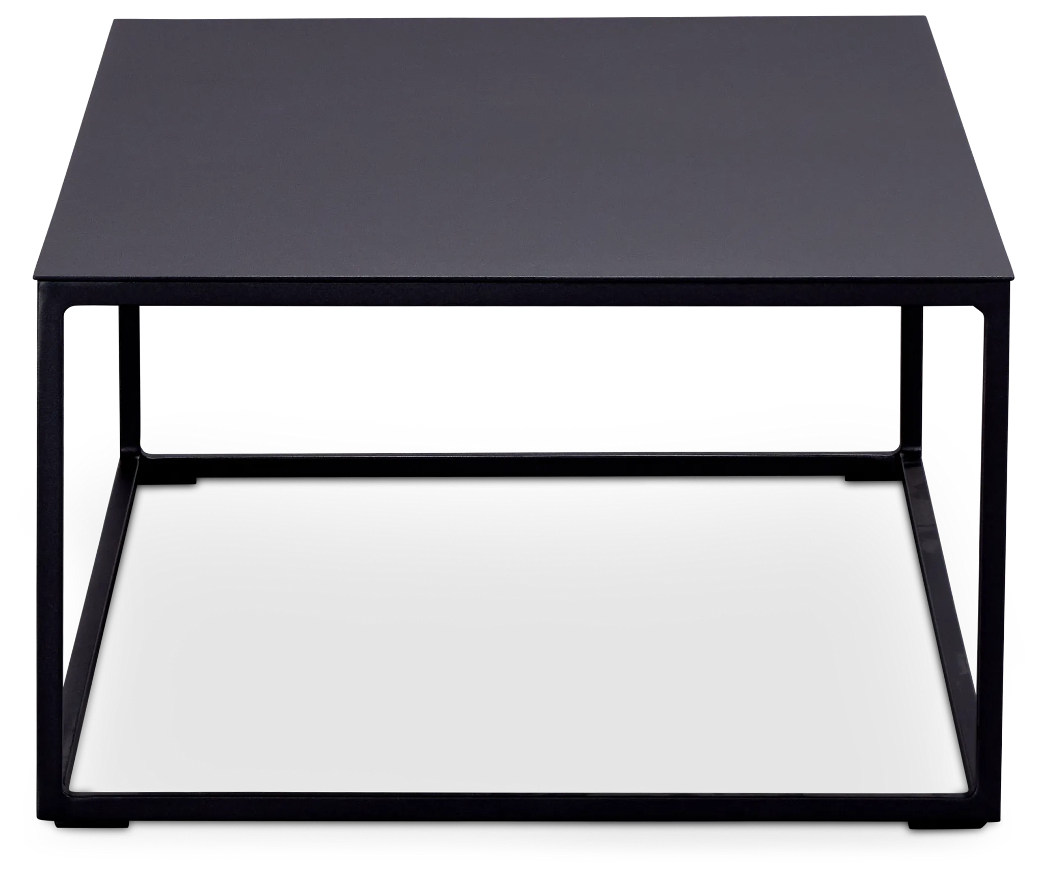 Malaga Black Rect Coffee Table