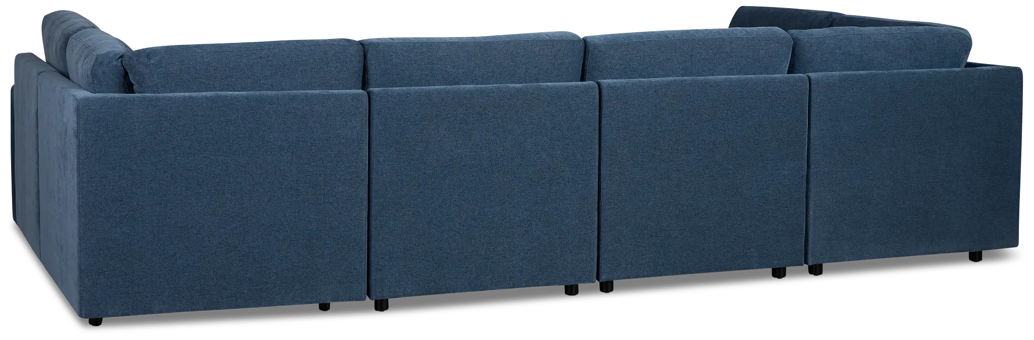 Addie Blue Fabric 8-piece Pit Storage Sectional Addie Blue Fabric 8-piece Pit Storage Sectional