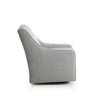 Austin Gray Fabric Swivel Rocker Glider