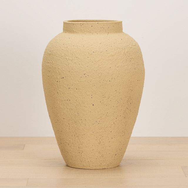 Rhys Beige Large Vase