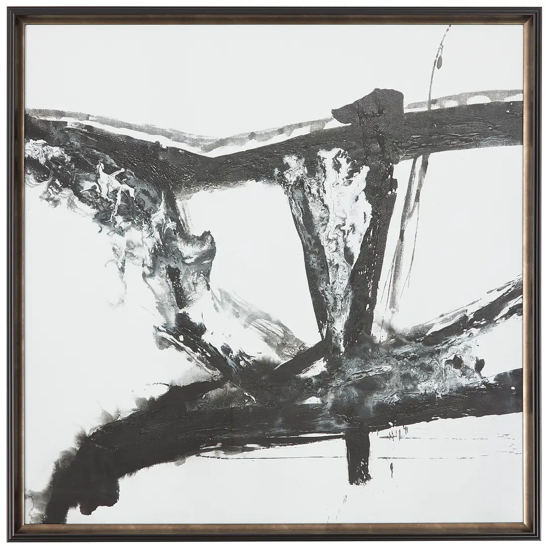 Fluid Black Framed Wall Art Fluid Black Framed Wall Art