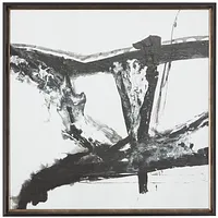 Fluid Black Framed Wall Art