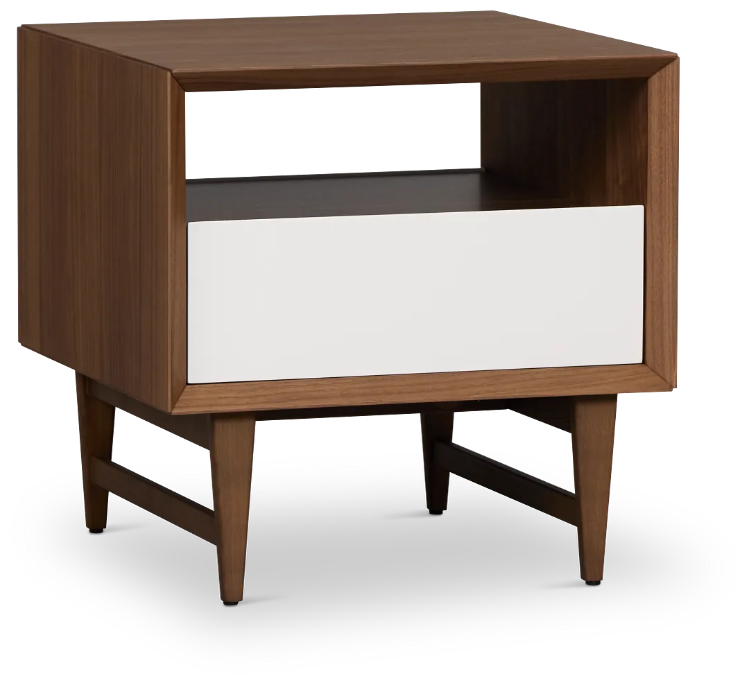 Flynn Mid Tone Square End Table
