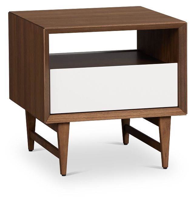 Flynn Mid Tone Square End Table