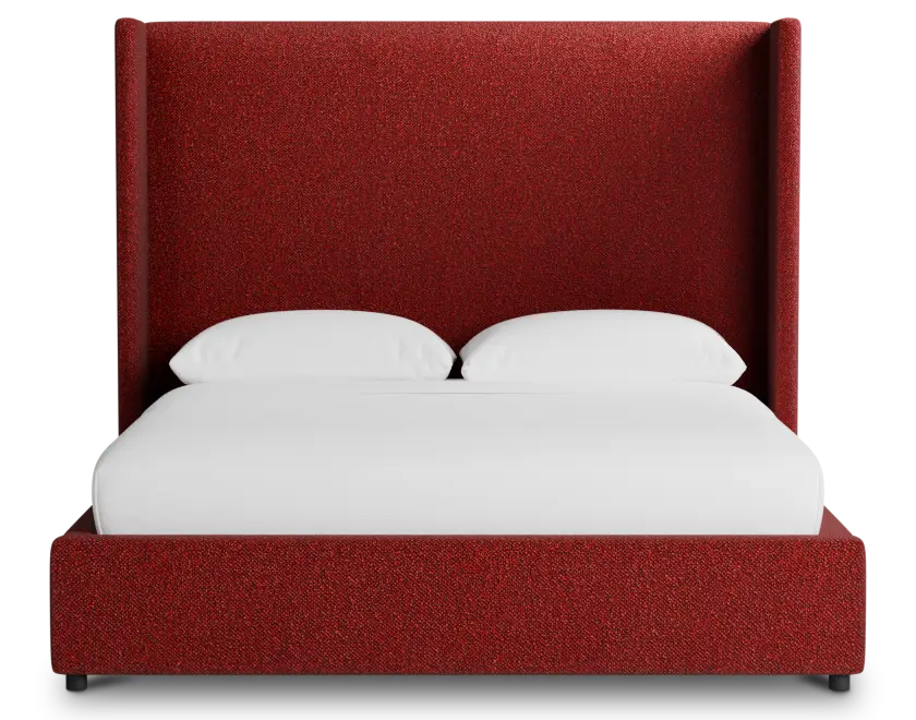 Captiva Elite Red 60" Upholstered Shelter Bed Captiva Elite Red 60" Upholstered Shelter Bed