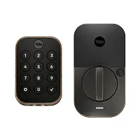 Yale Pro 2 Z-wave Bronze Key-free Keypad Door Lock