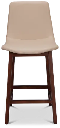 Hamilton Taupemicro 24" Upholstered Barstool