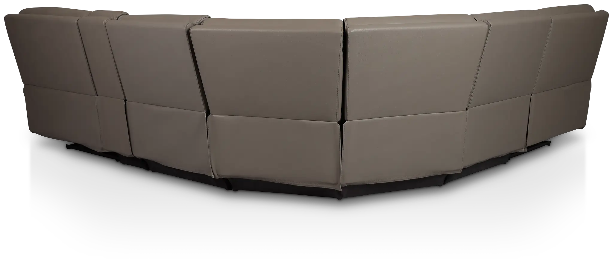 Rhett Gray Micro Small Two-arm Manually Reclining Sectional Rhett Gray Micro Small Two-arm Manually Reclining Sectional