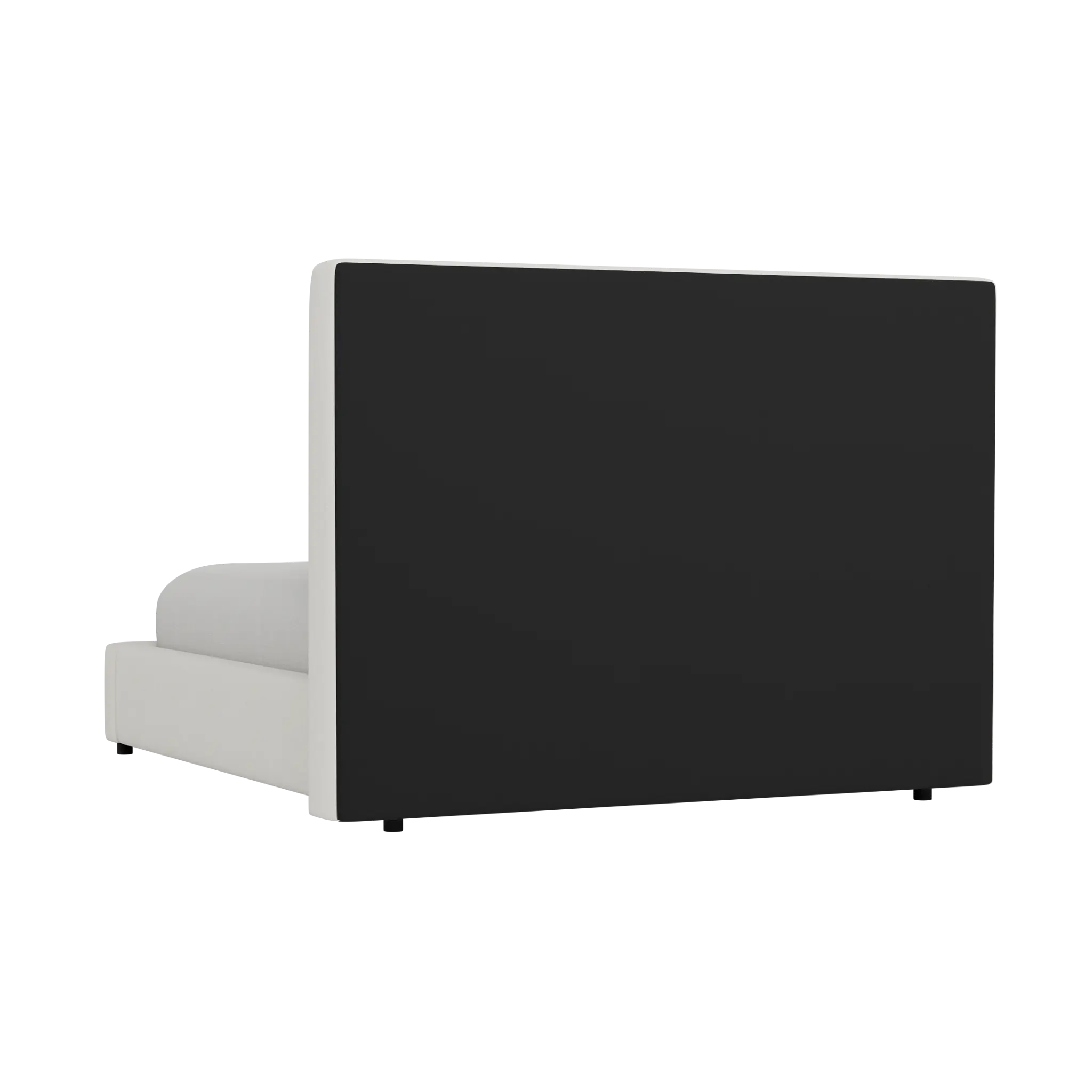 Grayton Elite Ivory 54" Upholstered Platform Bed Grayton Elite Ivory 54" Upholstered Platform Bed