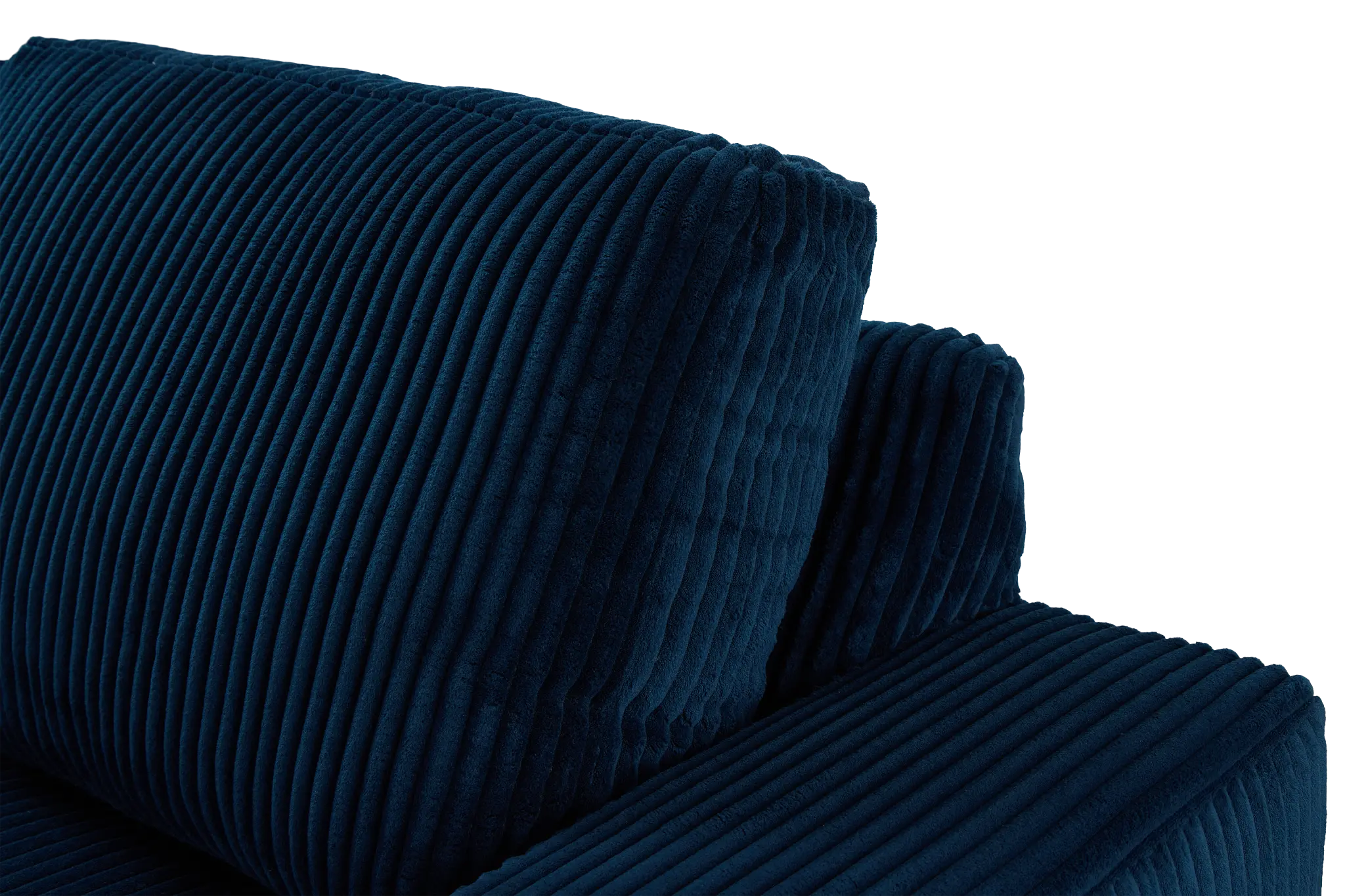 Charlie Dark Blue Fabric Medium Left Chaise Sectional Charlie Dark Blue Fabric Medium Left Chaise Sectional