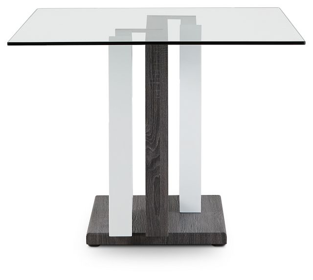 glass server table