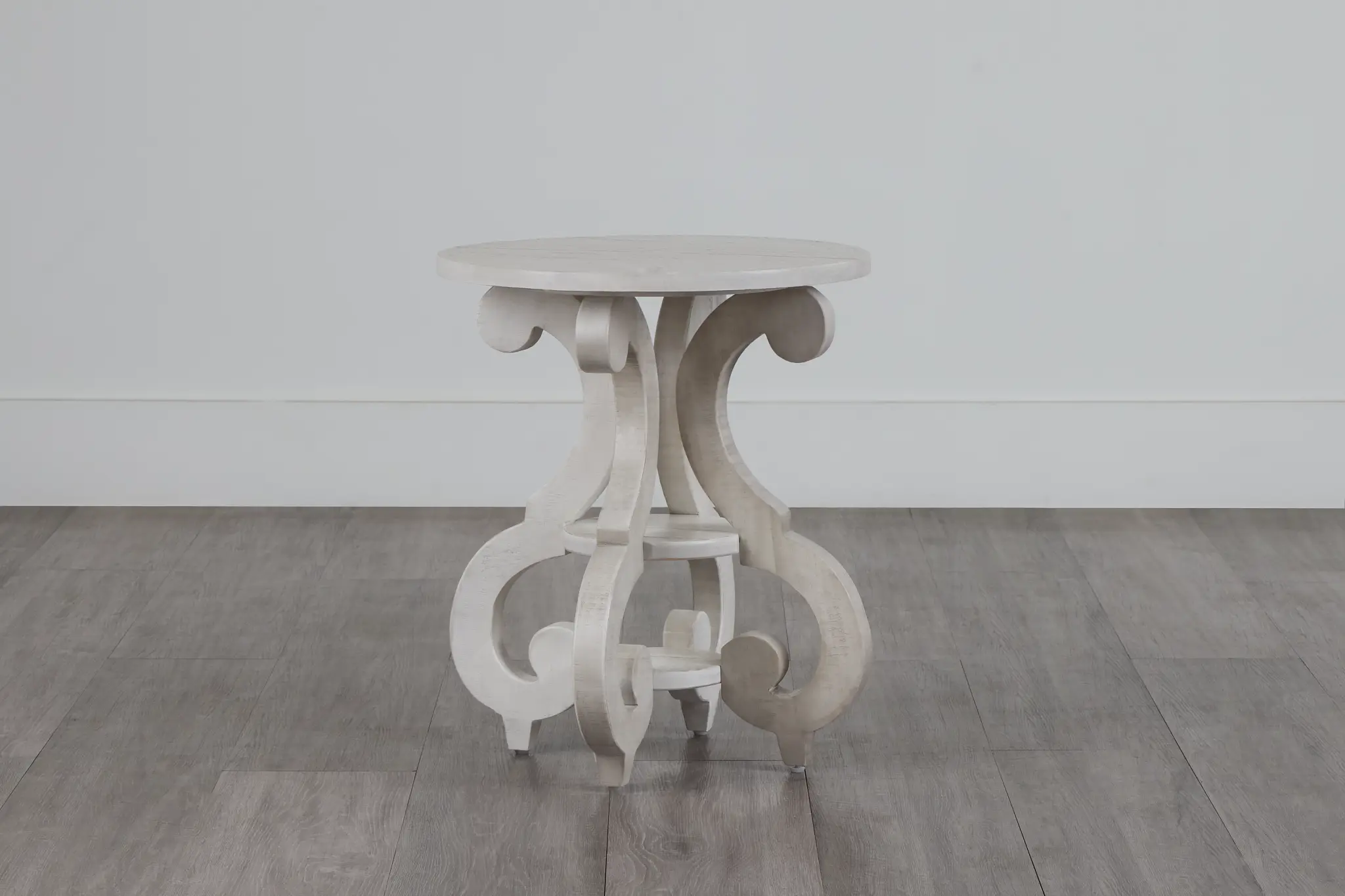 Sonoma Ivory Round End Table Sonoma Ivory Round End Table