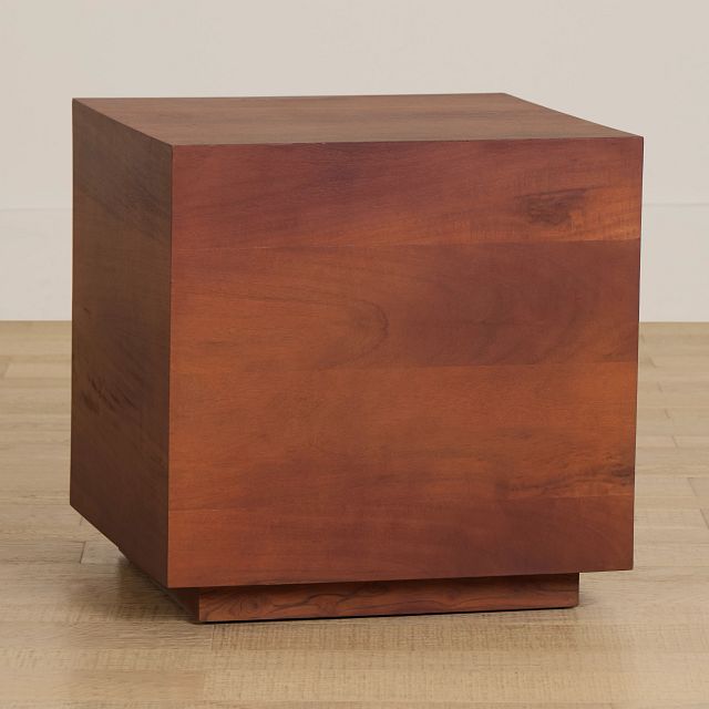 Mia Dark Tone Wood Accent Table