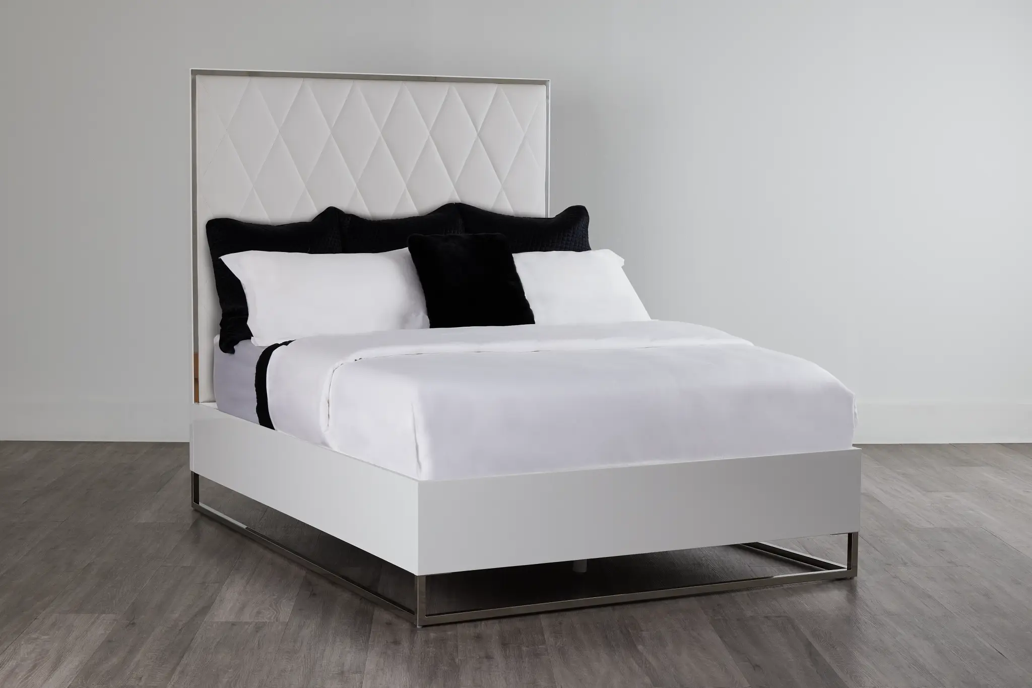 Miami White Uph Platform Bed Miami White Uph Platform Bed